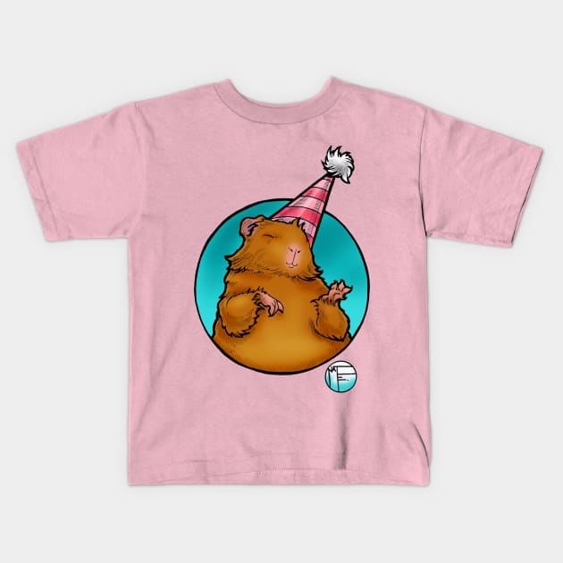 Guinea Pig Birthday Kids T-Shirt by Nat Ewert Art